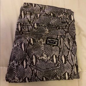 Michael Kors Snakeskin Skinny Jeans